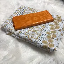 Beautifical африканская кружевная ткань швейцарский хлопок Сухой Базен Riche Getzn ткань высокое качество швейцарский кружевной материал для платья 2,5+ 2,5 ярд