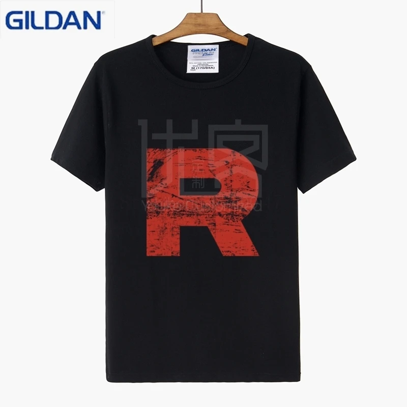 

Team Rocket Grunge T Shirt Man Customize Normal T-Shirt Spring New Fashion Hilarious Mens Tshirt 3xl Hiphop Top