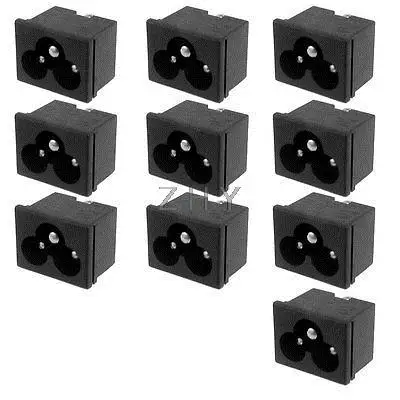 

10 x Male Plug IEC320 C6 AC Power Socket Connector 2.5A 250