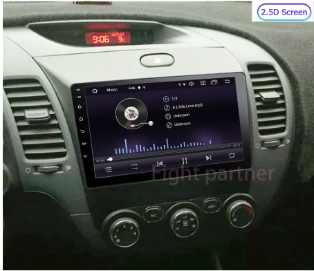 Top android 9.0 2.5D+IPS car radio gps player dvd For left Kia K3 Cerato Forte 2012-2016 car multimedia navigation 5