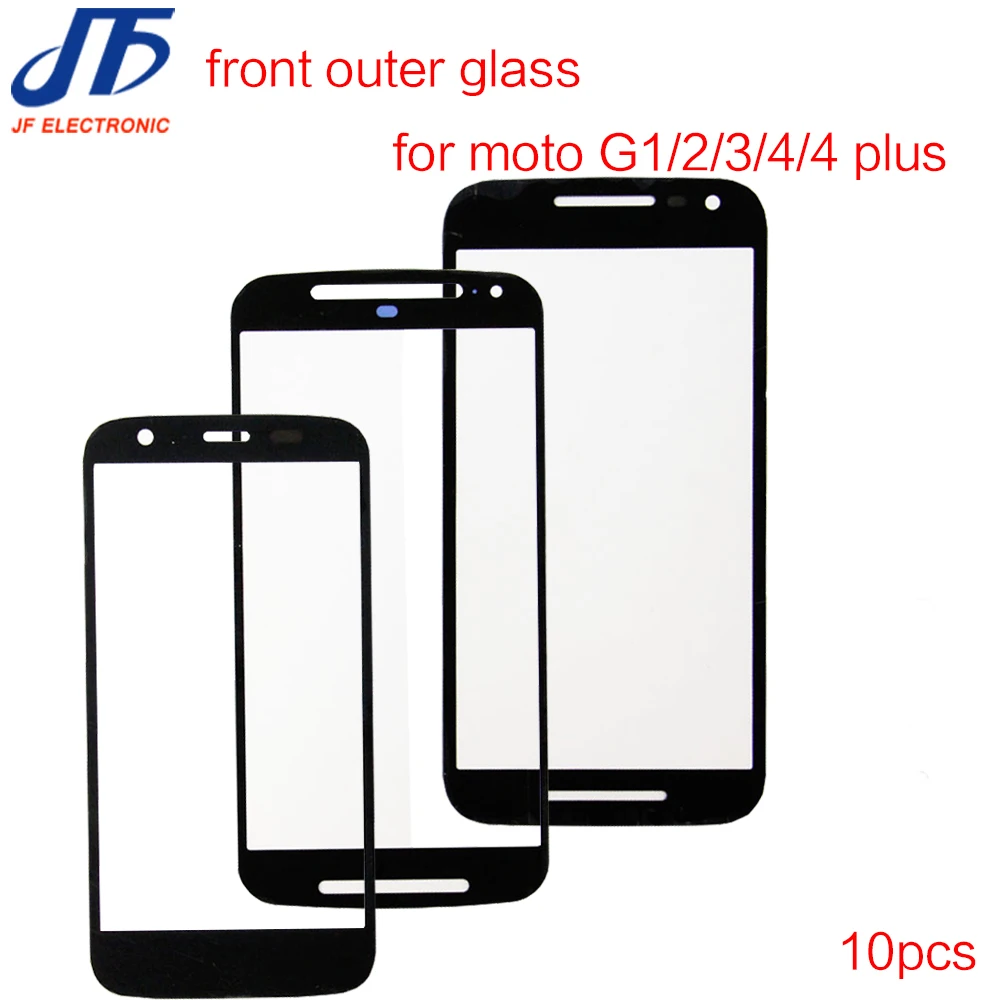 10 шт. сменная сенсорная панель для Moto G G1 G2 XT1063 G3 XT1552 G4 plus передняя внешняя