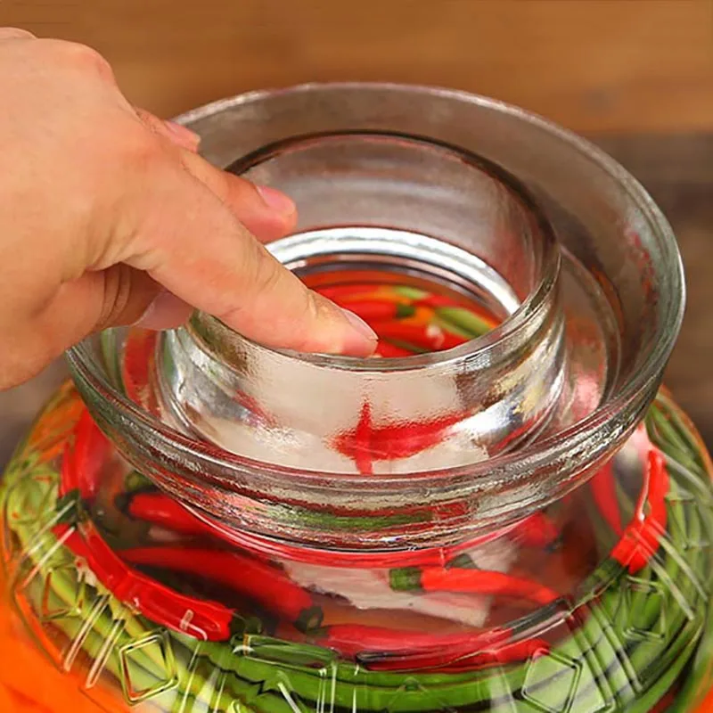  Thicken Glass Pickle Jars Night Stain Pickled Vegetables Container Pickling Cabbage Radish Pickle B - 4000183905299