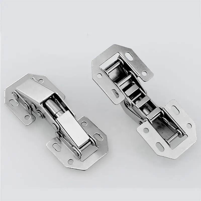 2 Pieces 90 Degree Hinge Cabinet Cabinet Furniture Hinge Bridge Door Hinge With Screw DIY Hardware Tools Practical Universal