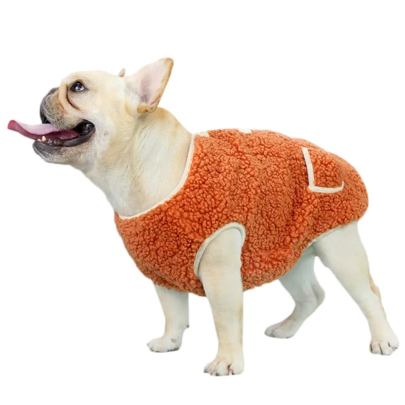 

Winter Dog Clothes Warm Fleece Puppy Vest Chihuahua Button Coat Pet Clothing For Small Medium Dogs Coat Vest Jacket