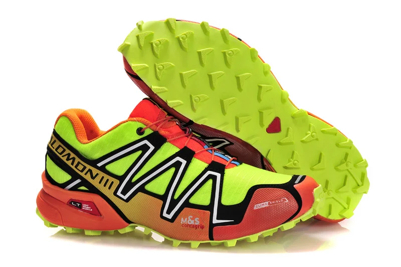 7 Salomoner SpeedCross 3 CS Мужская Уличная обувь для альпинизма, спортивные дышащие кроссовки, solomon Speedcross zapatillas hiking Hombre - Цвет: 7