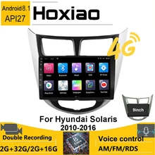 Voor Hyundai Solaris Accent Verna I25 2010-2016 2 Din Auto Android Gps Navigatie Radio Am 4G Video auto Stereo Multimedia Speler