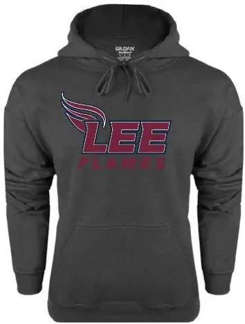 TSDFC Lee University Charcoal Fleece Hoodie 'Official Logo' |