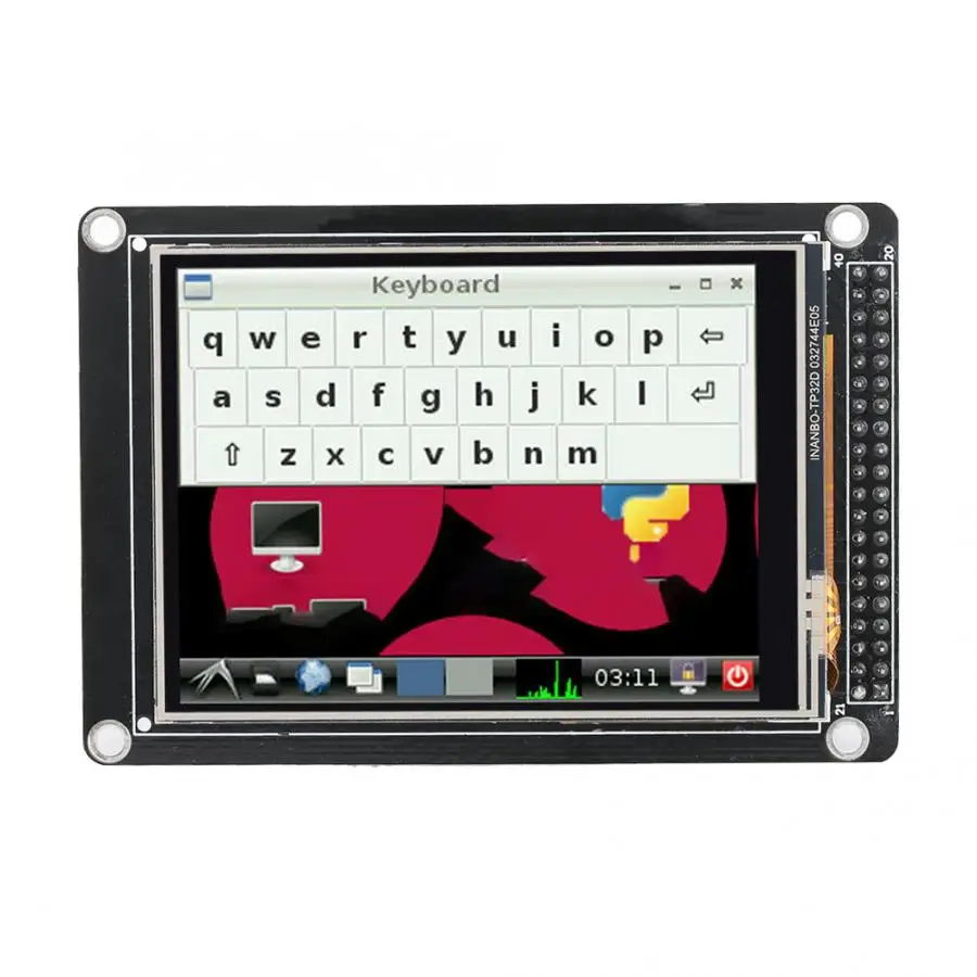 Комплект сенсорной панели usb 3 2 дюйма 320x240 TFT ЖК сенсорный экран с разъемом для TF
