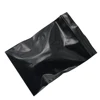 AWEPK 200pcs Black Zip Lock Opaque PE Plastic Package Bags Heat Sealable Light-proof Grocery Jewelry Privacy items Packing Bag 5
