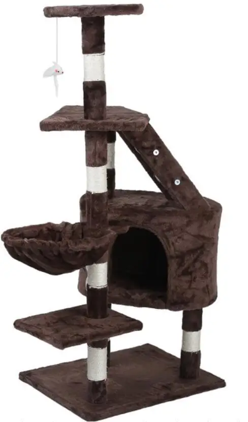 

Pet Cat Toy Cat Climbing Frame Cat Teaser Toy Cat Tree Cat Ladder Nest House Scratching Post Jumping Platform