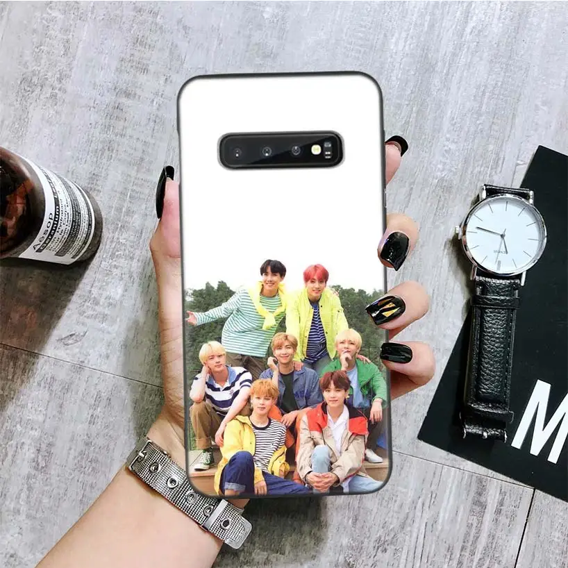 J Hope kPop Черный чехол для телефона samsung Galaxy S10+ Plus Lite Note 10 9 8 S9 S8 J4 J6+ Plus S7 S6 Edge Capa - Цвет: BA064-2
