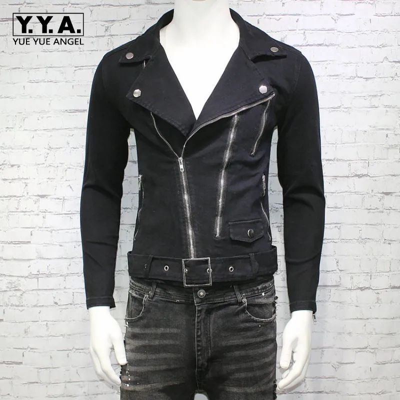 chaqueta biker hombre