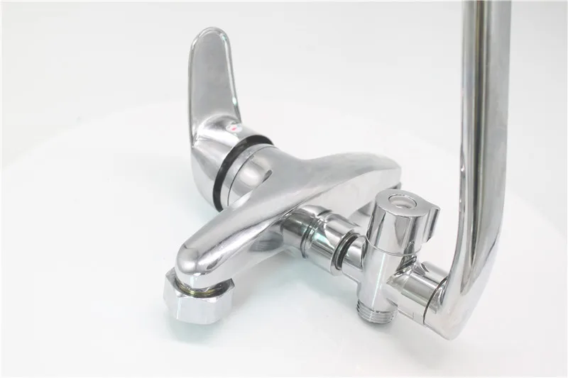 Jordan Rotating Belt Water Distributor Elbow Shower Head Set Bathroom Hot And Cold Water Shower Nozzle Tap