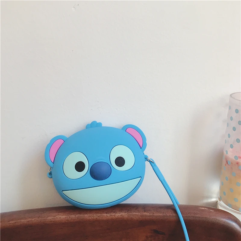 

Q UNCLE Kawaii Women Silicone Coin Purses Phone Cable Data Line Storage Charger Package Headset Bags Small Purses Wallet Pouch