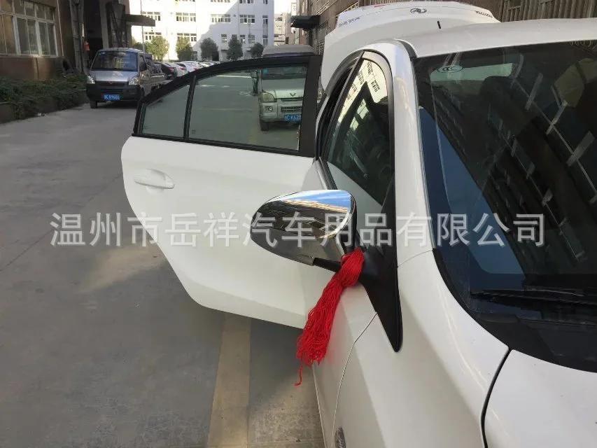 Toyota Vios \ N ручка двери автомобиля 17-Vios только модифицированное украшение для дверной ручки яркая рамка пластик гальванический