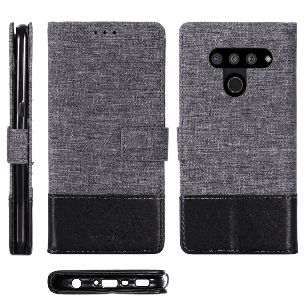 Чехол MUXMA для LG G5 G6 G8 Q6 V20 V30 V35 V40 V50 ThinQ K40 флип-чехол Dompet Kulit PU + подставка слот карт