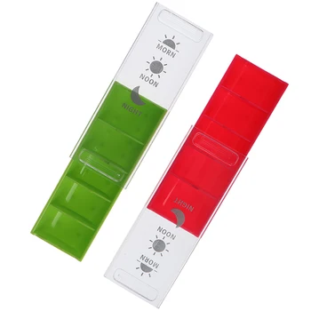 

3 Colors 5 Days Pill Medicine Box Weekly Tablet Holder Storage Organizer Container Case Pill Box Splitters