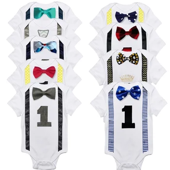 

5PCS/Lot Baby Boys Romper Clothes Bodysuits Unisex Baby Girls Clothes 12M Newborn Cotton Roupas de bebe Unicorn Girls Clothing