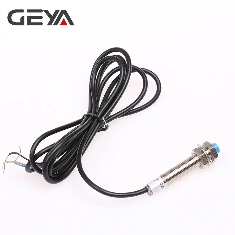 Free Shipping GEYA 2mm Sensing Distance Inductive Proximity Switch NPN PNP DC 10-30V Proximity Sensor DC 3 Wire