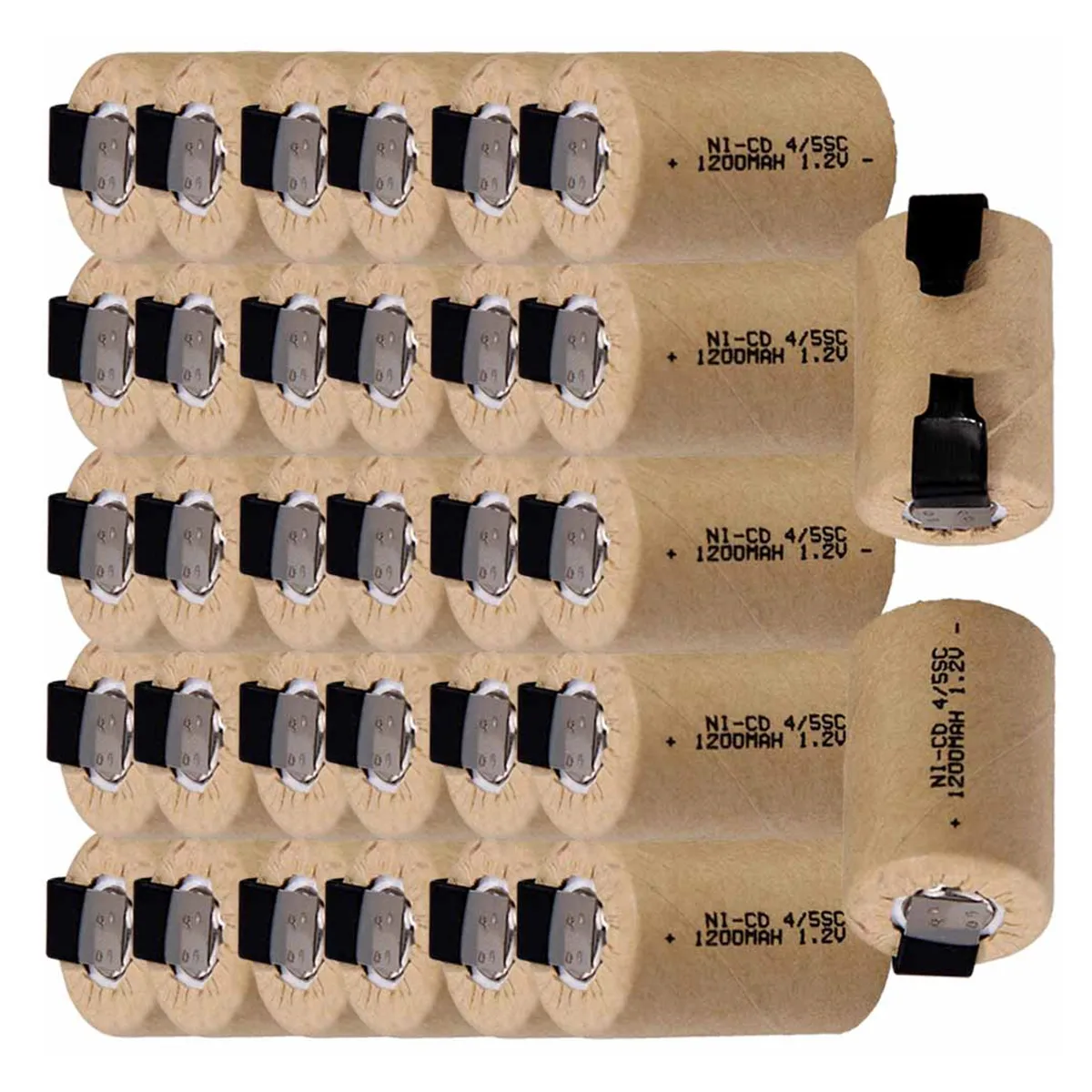 32 шт 4/5SC 1200mah 1 2 v батарея NICD аккумуляторная 3 3*2 см для bosch электрическая отвертка