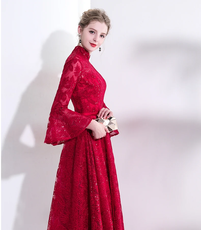 MIUXIMAO на заказ Плюс Размер Роскошная Цветочная вышивка, Макси-платье модное вечернее платье Элегантное Длинное Платье Женское Vestidos