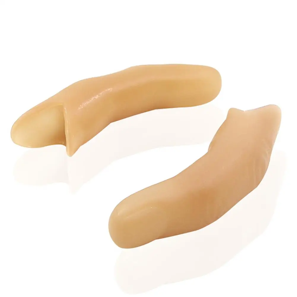Kuulee sitto Finger Simulation Finger Stall Super Long Thumb Stall магический аксессуар Prop 2 шт