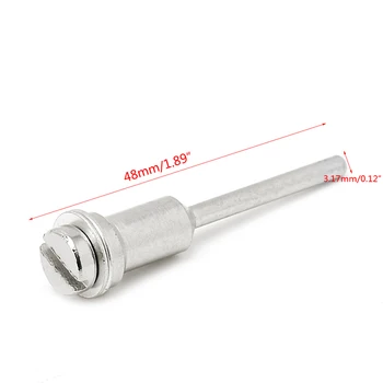 

10Pcs/set 3.17mm Shank HSS Arbor Cut Cut-off Fixed Wheel Disc Holder For Rotary Tool