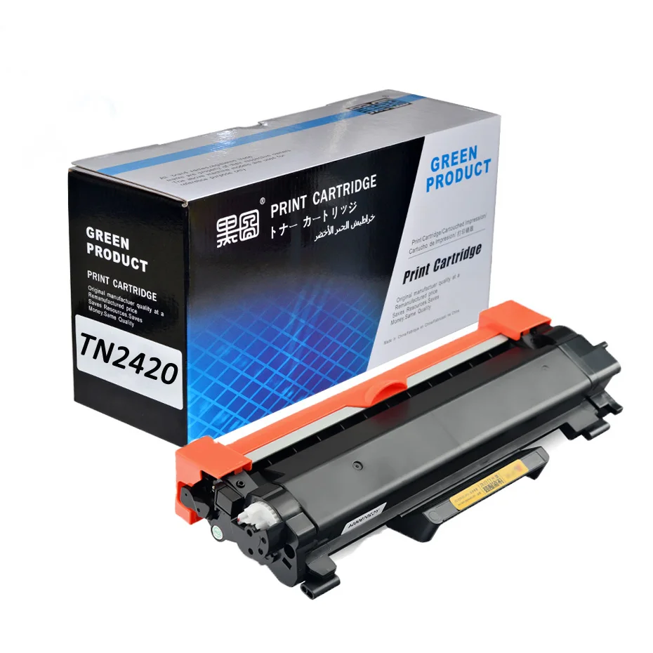 Compatible TN2420 TN-2420 2410 Toner Cartridge For Brother TN2420  HL-L2350DW 2370DWXL 2390DW 2395DW MFC-L2710DW With Chip - AliExpress