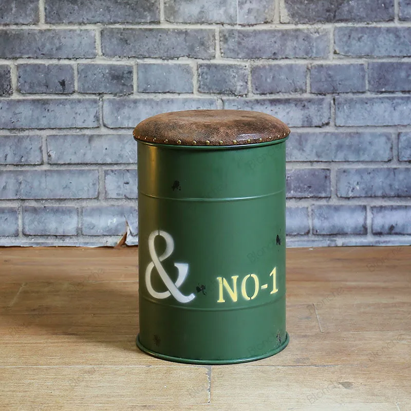 Industrial Iron Bucket Stool Bedroom Change Shoe Storage Stools Bench Bar Dining Chairs Sofa Vintage Retro Loft Decor Ottomans Industrial Iron Bucket Stool Bedroom Change Shoe Storage Stools Bench Bar Dining Chairs Sofa Vintage Retro Loft Decor Ottomans