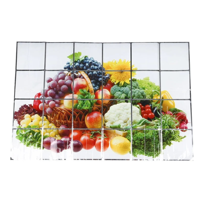 60x90 см Настенная бумага для кухонного декора анти-масляная самоклеющаяся плитка