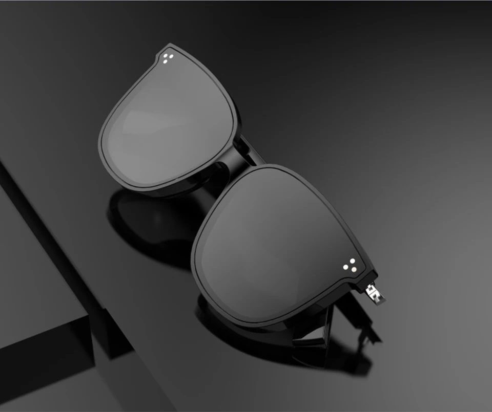 Waterproof Bluetooth Smart Sunglasses BT5.0 Headphones Glasses Call Music Anti-blue Light Glasses Compatible With IOS Android
