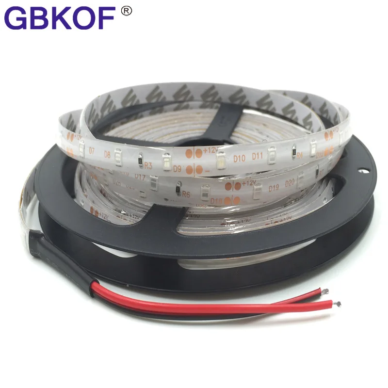 GBKOF 5 м Светодиодная лента 2835 SMD 60 светодиодов/м водонепроницаемая гибкая