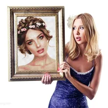 DIY фото на заказ Алмазная картина вышивка частная Алмазная картина вышивка крестиком алмазное мозаичное украшение стены Рождественский подарок