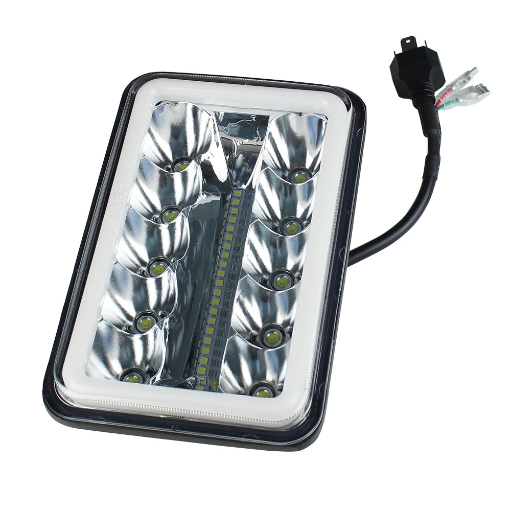 Faros Delanteros Led Cuadrados De 4x6 Pulgadas, Haz Alto/bajo Para Chevrolet Camaro Ford Mustang Kenworth, Reflector H4651 H4652 H4656 H4666 H6545 - AliExprs