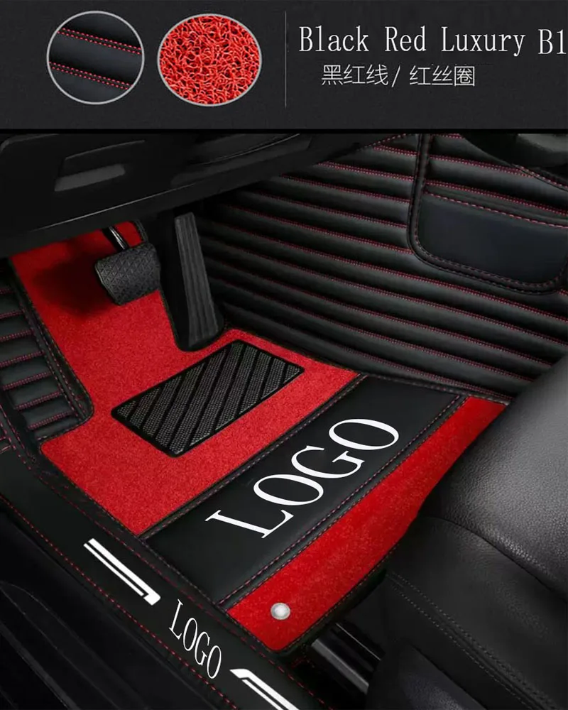 Car floor mats with Logo/Brand Logo for Mercedes Benz W176 W246 CL203 W204 C204 W205 S205 A180 A200 B180 B200 C180 C200 C300 rug |