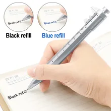 

Multifunction Vernier Caliper Pen100MM Gel Ink Roller Ball Ball-Point Stationery Drawing Measuring Instruments Woodworking Tool