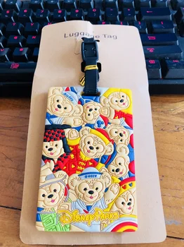 

COSANER Duffy Style Luggage Tag PVC Pendants Portable Travel Label Suitcase Address Holder tags anime Unisex