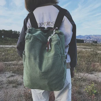 

College style Backpack large capacity student bag women Schoolbag Teenages Girls Canvas Rusksack Laptop backpack 01-BP-dlxswy