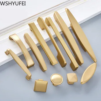 

Hot Sale Personality Brass Handle TV Cabinet Wardrobe Cabinet Door Cabinet Drawer Handle Furniture Decoration WSHYUFEI
