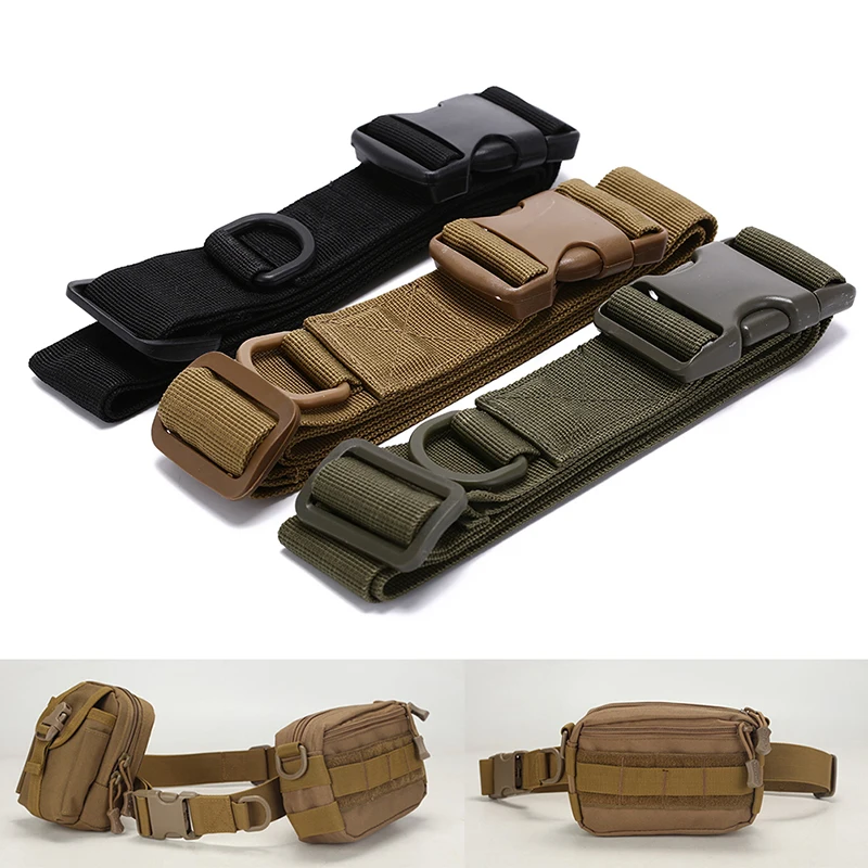 Simple Tactical Belt Outdoor Equipment Wear Bag Riding Inside Camo Bag Deputy Military Fans Belt Fastening Tape Male Mens