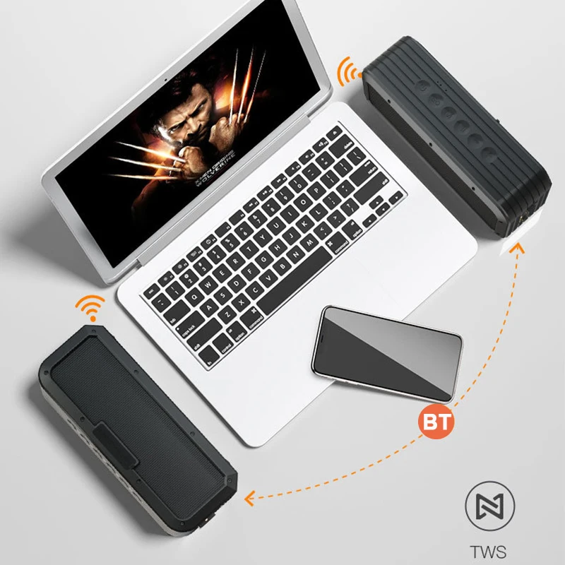 Wireless HiFi Portable Speaker Bluetooth 5.0 60W