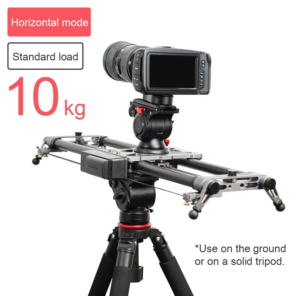 YC UI Track Camera Slider Koolstofvezel Verstelbare Hoek Buis Follow Focus Pan voor Stabilizer DV DSLR Camera Video Schieten