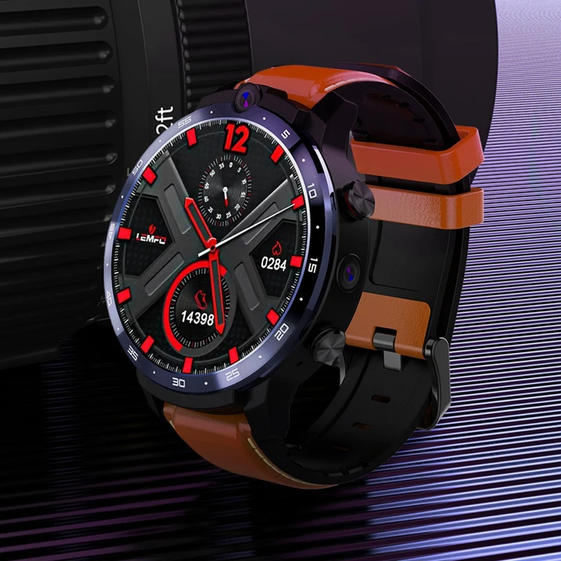 US $174.68 LEM12 332G Large Sn Dual Camera GPS Positioning WIFI4G Smart Watch