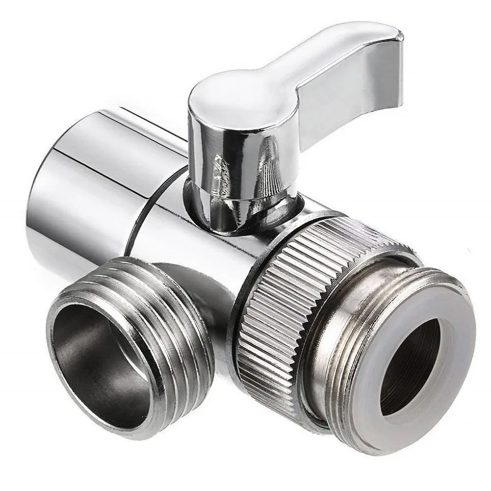 

Adapter Kitchen Home Faucet Splitter Bathroom Diverter Sink Copper Water Tap
