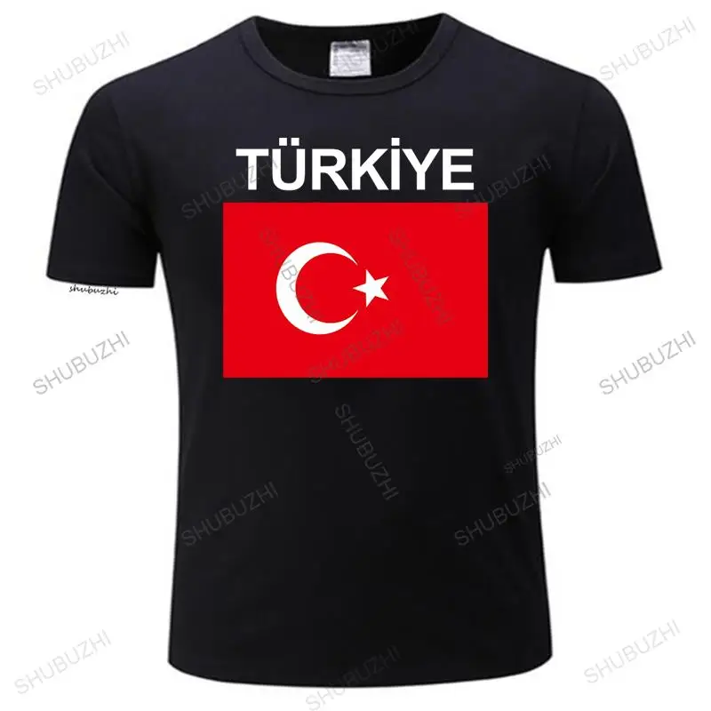 Новые футболки футболка Турция TUR хлопковые национальной команды топы для