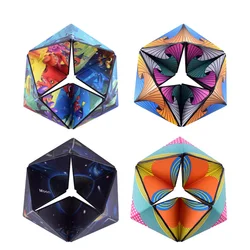 Cube magique Anti Stress magnétique variable 3D, Puzzle de bureau, Collection de jouets Fidget pour enfants autisme 