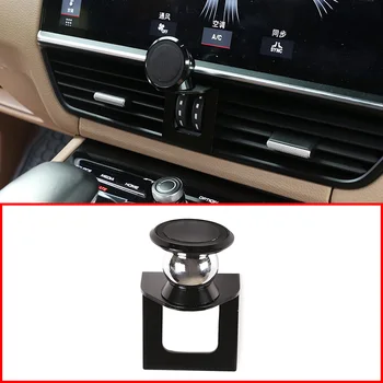 

For Porsche Cayenne 2018-2020 Aluminum Alloy Magnetic Car Interior Air Vent Car Mobile Phone Holder Bracket Premium Black