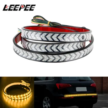 

1/1.5 Meter Truck Tailgate LED Strip DRL Running Light Car LED Pickup Arrow Brake Turn Signal 12V Car-Styling Flexible Universal