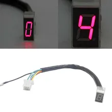 1 PC Hot sale NEW Universal 5 gears Motorcycle LED Digital Gear Indicator Motorcycle Display Shift Lever Sensor