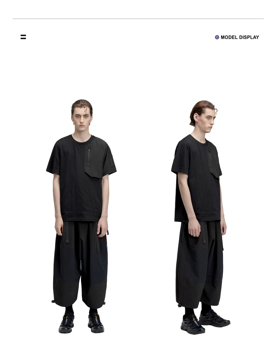 Reindee lusion spliced waterproof samurai pants retractable webbing techwear ninjawear outdoor functional